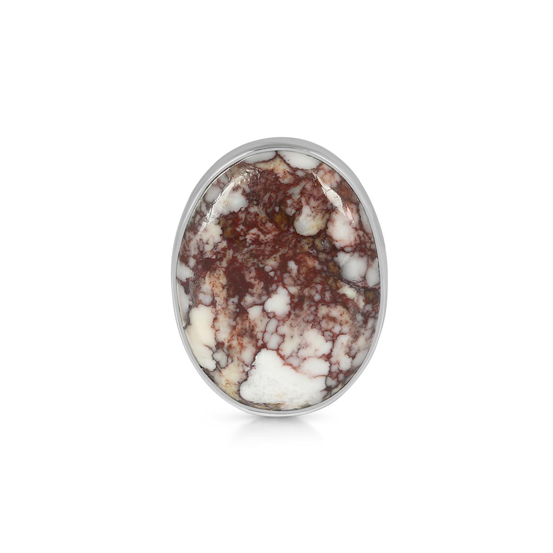 Wild Horse Jasper Adjustable Ring-(WOJ-R-55)